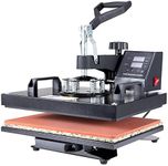 CREWORKS 30X38CM Heat Press,Dual Di