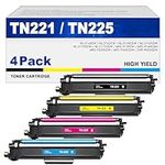 TN221 Toner Cartridges 4 Pack TN225