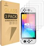 Mr.Shield Screen Protector For Nintendo Switch OLED [Tempered Glass] [9H Hardness] [3-Pack] Screen Protector