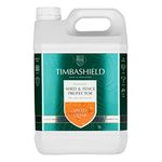 Timbashield - Shed & Fence Protector - Spiced Cedar - 5L - One Coat System - Water Based Wood Stain - Nourishes & Protects - Enhances & Brightens - Ideal for Sawn Wood