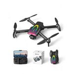 Razzes Drone with 4k Camera Foldable 1080P HD Drone with FPV Live Video Gestures Selfie Altitude-Hold-One-Key-Take-Off/Landing-3D-Flips-Headless-Mode-Aerial-Photography-Multicolor (F-199)