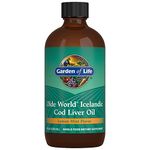 Garden of Life Olde World Icelandic Cod Liver Oil, 237ml, Lemon Mint. Source of omega-3 fatty acids for the maintenance of good health; use to support cognitive health and brain function. Use in the development and maintenance of bones teeth and night vision; and in the absorption and use of calcium and phosphorus. Made with a pleasant tasting, all natural lemon-mint flavour to eliminate the “fishy” aftertaste