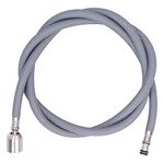 Pull Out Faucet Hose, Interface Nylon Braid PVC Flexible Faucet Hose Replacement Hose for Home Kitchen Faucets Sink G1/2 1.5m