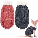 2 Pieces Sphynx Cat Clothes, Winter