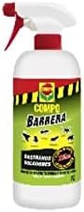 COMPO - Barrera de insectos Insecticida para insectos rastreros y voladores, Pulverizador, Acción de choque de hasta 3 meses, 1000 ml