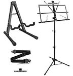 Sheet Music Stand with Guitar Stand