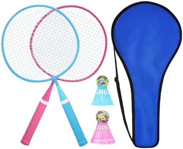 KH Badminton Rackets Set of 2-4 for Adults Kids,Beach Lawn Backyard Game Outdoor Sports,Racquets,Shuttlecocks & Carry Bag Included