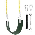 Swing Set with Metal Triangle Ring and Chain- Green