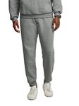 Fruit of the Loom Men's Eversoft Fleece Sweatpants & Joggers with Pockets, Moisture Wicking & Breathable, Sizes S-4x, Joggers - Grey Heather, Large