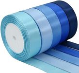 TONIFUL 1 Inch x 125 Yards 5 Colors