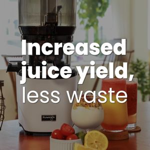 Kuvings AUTO10S Slow Juicer, 3L, 200W – Easy Care, Matt Pearl Black