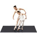 Matrix-Athletic Balance Dance Floor for Ballet, Tap, Jazz, and Pop, Heavy-Duty Exercise Flooring for Home, 5MM Thick PVC Practice Floor for Adults and Kids, 3' x 6'