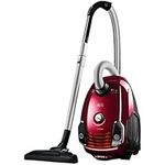 AEG VX6-2-RR, Bagged Vacuum Cleaner, Hard Floor & Carpet, Low Noise Level 76 dB(A), 3,5 Dust Capacity, 360⁰ Motion Technology Wheels, Raspberry Red