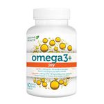 Genuine Health Omega3+ Joy, 60 softgels, 2000mg EPA, 100mg DHA, Supports healthy daily mood balance, Wild-caught, Non-GMO