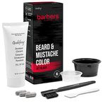 Godefroy Barbers Choice Beard and Moustache Application Kit for Men - Jet Black