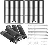 Grill Replacement Parts for Nexgrill 5 Burner 720-0888S, Grill Grate, Grill Burner and Heat Plates for Nexgrill Replacement Parts 5 Burner 720-0888S, Parts for Nexgrill 720-0888S Replacement Parts