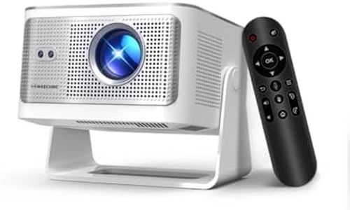 Magcubic Smart Mini Projector with 4K & 8K Support, Portable Projector with WiFi 6 and Bluetooth 5.4, 600 ANSI, Auto Focus & Keystone, Native 1080P Movie Projecteur for Home Outdoor