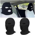 AUCELI Car Headrest Cover, 2pcs Seat Headrest Trim, Terylene Personalized Funny Hat for Car Seat Headcover, Car Front Seat Head Rest Protectors, Auto Interior Seat Decoration for Van SUV