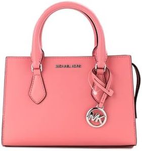 Michael Kors Vegan Leather Zip Satchel Purse - Messenger Bags - Tea Rose.