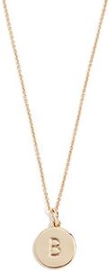 kate spade new york Kate Spade Pendants E Pendant Necklace, 17" + 3.5" Extender