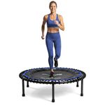 Maximus Pro Bungee Rebounder | Stronger, Quieter & Softer Bounce | 40'' Mini Trampoline Ready Assembled for Men & Women | DVD & Free Lifetime Workout Membership Online | Healthy Mind & Body