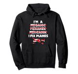 RC Plan RC Pilot I Fix Planes Airplane Mechanic Aircraft Pullover Hoodie