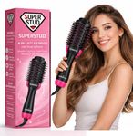 Hot Air Brush For Hair || Hair Dryer for Woman, Hair Straightener, Volumizer, Blow Dryer, Styling Professional 4 In 1 Blow Drying Hair Styler for All Hairstyle