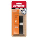VELCRO Brand Sleek and Thin for Fabrics | 3ft x 3/4in Tape, Black | Soft on Skin Ultra Light with Sewing Lane Technology,