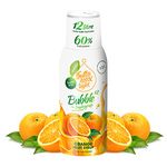 Light - Low Carb - Fitness Syrup by FruttaMax | Zero Sugar | with Stevia | 60% Fruit Content 500ml (Orange - Light)