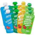 Happa Organic For Little one, Combo Pack, 12 Pouches , 100 Grams Each