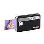 Kodak Mini 2 Retro Portable Instant Photo Printer, Wireless Connection, Compatible with iOS, Android & Bluetooth, Real Photo (2.1x3.4”), 4Pass Technology & Lamination Process, Premium Quality- Black