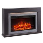 FLAMME Madura Fireplace with 47'' surround with 2kW Fireplace Heater Espresso Oak Multiple Colours Available