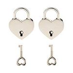 2 Pieces Small Metal Heart Shaped P