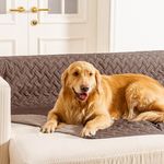 gogobunny 100% Double Sided Waterproof Dog Blanket Soft Pet Bed Cover Reversible Protect Furniture Couch Sofa Car for Puppy Cat Kids (Dark Chocolate/Light Chocolate, 30x70 Inch (Pack of 1))