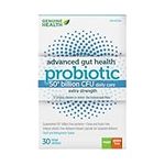 Genuine Health Advanced Gut Health Extra-Strength Probiotic, 30 count, 50 Billion CFU, Natural daily gut health and digestive support, 15 diverse and balanced strains per capsule, Dairy, soy & gluten-Free, Non-GMO, Vegan