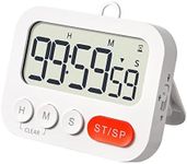 AIMILAR Digital Kitchen Timer Clock - Big Screen Countdown Cooking Timers Magnetic with Loud Alarm for Kids Seniors Gym Homework Classroom Board Yoga Office