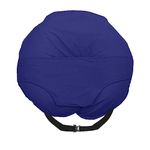 KRADYL KROFT 5in1 Baby Feeding Pillow with 100% Cotton Detachable Cover | with Belt and Baby Hoop | Breastfeeding Pillow | Nursing Pillow (Royal Blue)