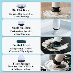 Airlovers Electric Spin Scrubber – Cordless Power Cleaning Brush