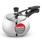 Borosil Pronto Induction Base Stainless Steel Pressure Cooker 3L