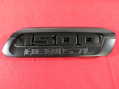 2019 DODGE RAM Black 1500 HEMI 5.7L RIGHT HOOD Bezel NEW OEM MOPAR