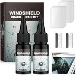 xinrongda 2pcs Windscreen Chip Repair Kit, Windscreen Repair Kit, Car Windshield Crack Repair Kit, Quick Glass Repair Liquid, Long-Lasting for Windscreens, Windows & Mirrors, for Most Crack Types