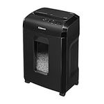 Fellowes Paper Shredder for Home Office Use - 10 Sheet Micro Cut Shredder for Home and Office Use - Deskside Shredder with 19 Litre Pull-Out Bin - Powershred 10M - Superior Security P5 - Black