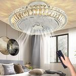 50cm Crystal Enclosed Ceiling Fan w