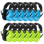 Floriogra 12 Pack Noise Canceling Headphones for Kids, Kids Ear Protection Earmuffs for Autism, Toddler, Children, Noise Cancelling Headphones Earmuffs for Concerts, Air Shows, Fireworks