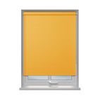 Home In Style 4U Roller blinds Thermal Blackout Fabric Roller blind Ochre 180cm wide x 165cm drop - Trimmable UV Protection Child Safe Home Office Window Blinds Easy Fits