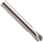 Chicago Latrobe 790 Solid Carbide Spotting Drill Bit, Regular Length, Uncoated (Bright) Finish, Round Shank, Right-Hand Spiral Flute, 120 Degree Conventional Point, 1/4" Size