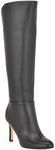 NINE WEST Women's Sancha Knee High Boot, Black 001, 5.5