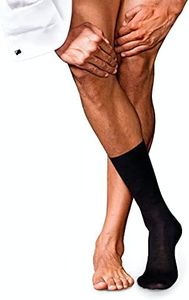 Falke, Men's, No. 6 Wool Silk Socks, Black, 45-46 (US 11-12)