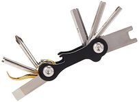 Scuba Choice 8-in-1 Scuba Diving 2.5" Black Mini Compact Multi Dive Tool