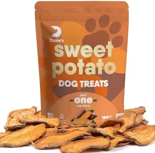 Davie's Sweet Potato Dog Treats - Healthy Dog Treats Made in USA Only, Natural Dog Treats, Healthy Dog Chews, Low Fat Dog Treats, 1 lb. Bag